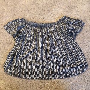 Sunday in Brooklyn off the shoulder top